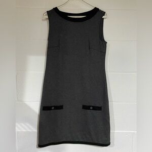 C2 studio small grey and black dress